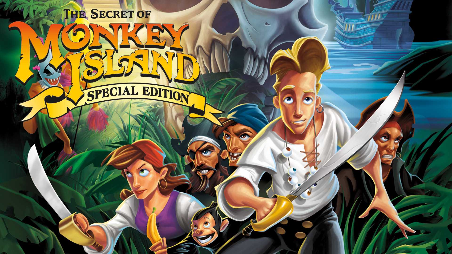 Остров обезьян игра. The Secret of Monkey Island игра. The Secret of Monkey Island обложка. The Secret of Monkey Island: Special Edition обложка. The Secret of Monkey Island обезьяна.