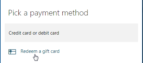 xbox gift card method