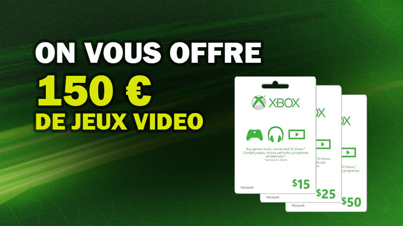 ON VOUS OFFRE 150E DE JEUX VIDEO